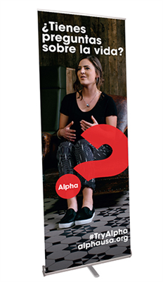 Spanish Retractable Banner Stand - Sophia