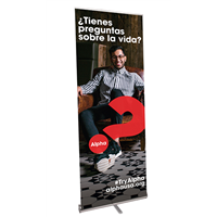 Spanish Retractable Banner Stand - Andy Spanish Retractable Banner Stand - Andy