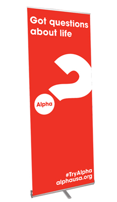 Retractable Banner Stand - Red