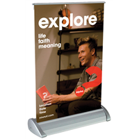 Custom Mini Banner Stand - USA Custom Mini Banner Stand - USA