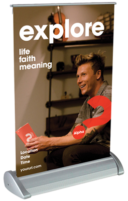 Custom Mini Banner Stand - USA